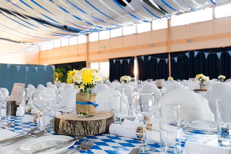 Rectangular Table Rental by IC Grace Events Houston
