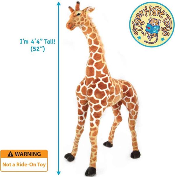 Stuffed Giraffe and Tiger