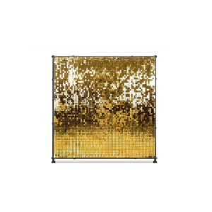 Gold & Silver Shimmer Wall